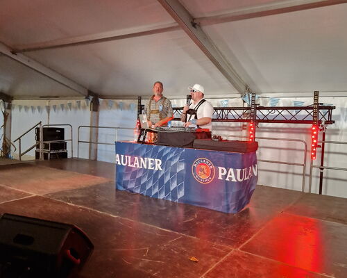Andreas Fricke mit DJ Joop